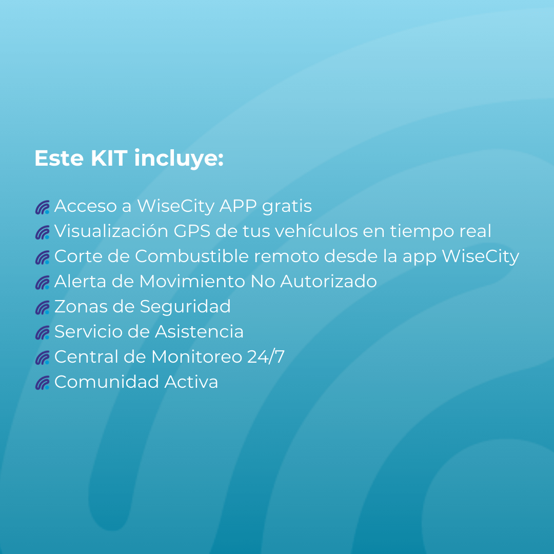WiseCity GPS con corte combustible - WiseCity Chile