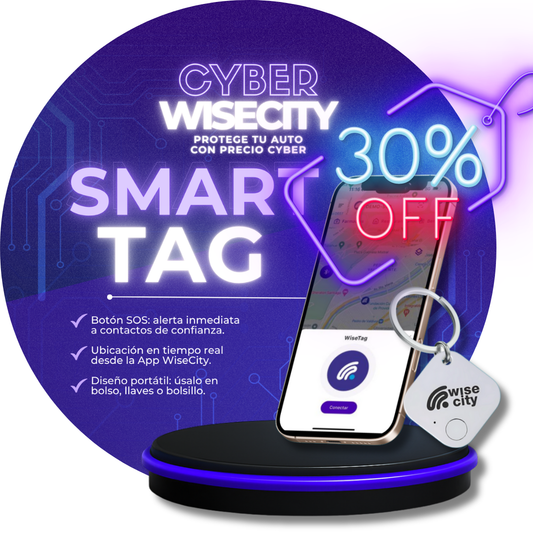 WiseTag Botón SOS Portátil | Plan Anual con 30% OFF Cyber | ÚLTIMOS DÍAS!!! - WiseCity Chile