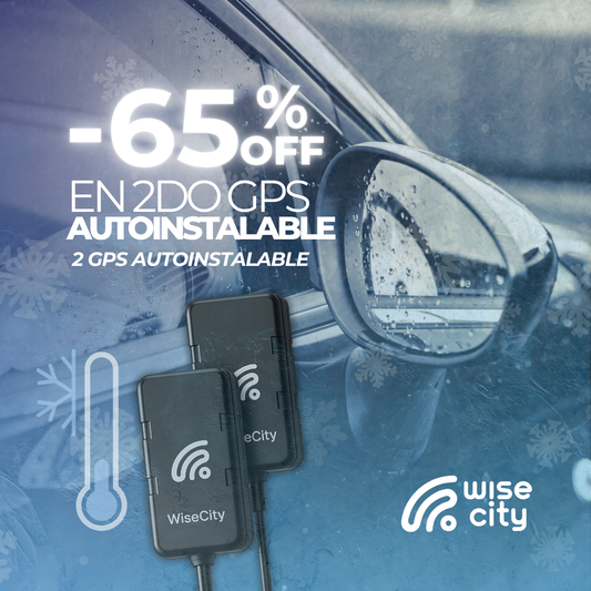 ❄️ Pack 2 GPS WiseCity Autoinstalables | Plan Anual | Descuentos Bajo 0.